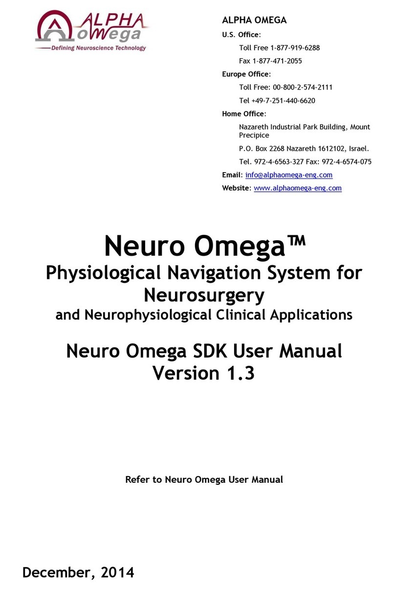 ALPHA OMEGA Neuro Omega user manual