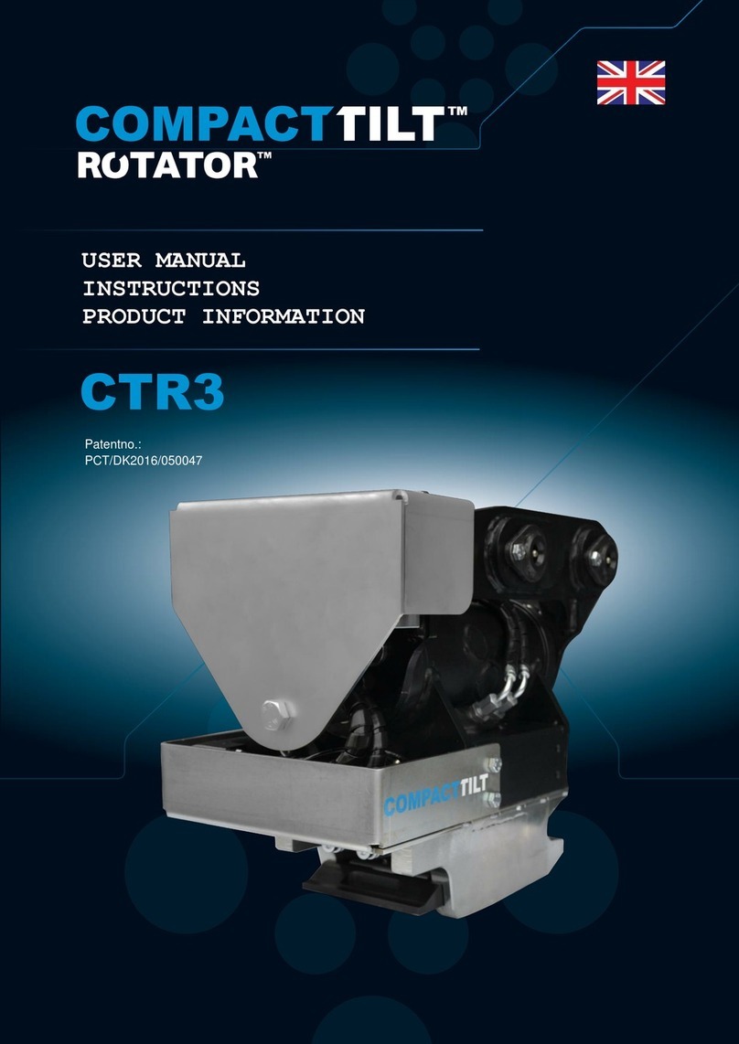 Compacttilt ROTATOR CTR3 User manual