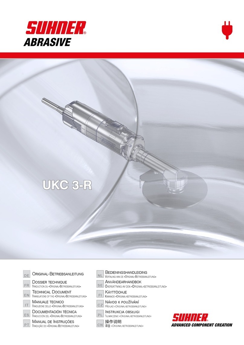 SUHNER ABRASIVE UKC 3-R Technical document