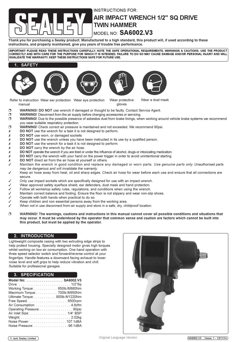 Sealey SA6002.V3 User manual