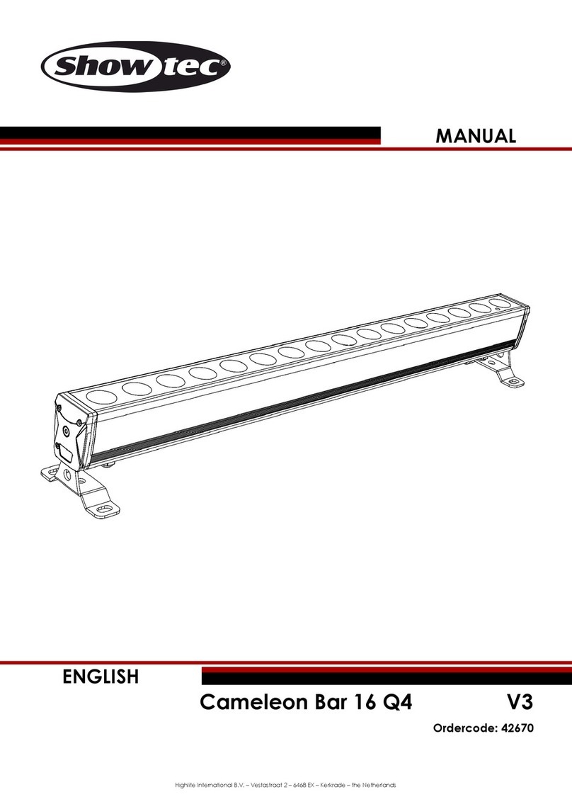 Show Tec Bar Cameleon Bar 16 Q4 User manual