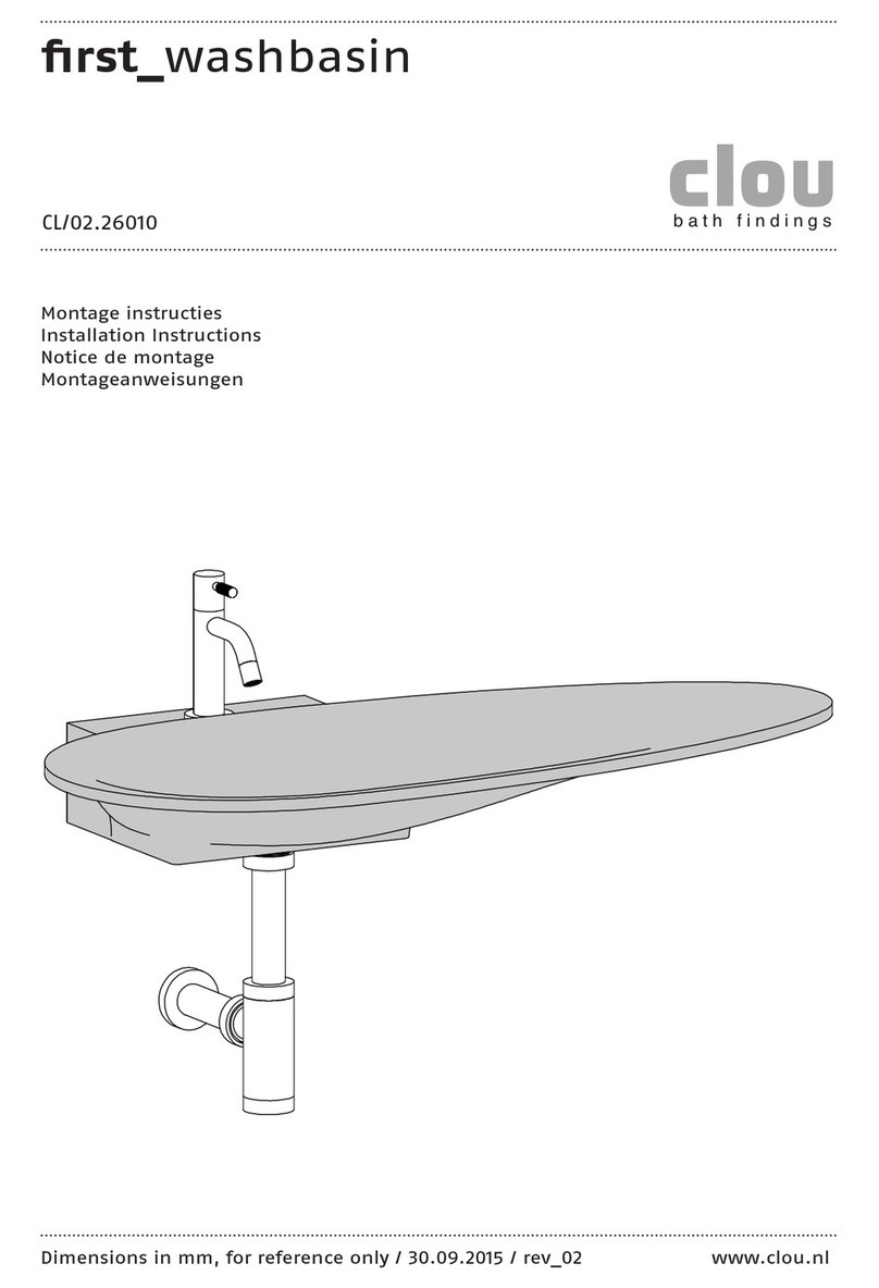Clou first CL/02.26010 User manual Clou first CL/02.26010 User manual