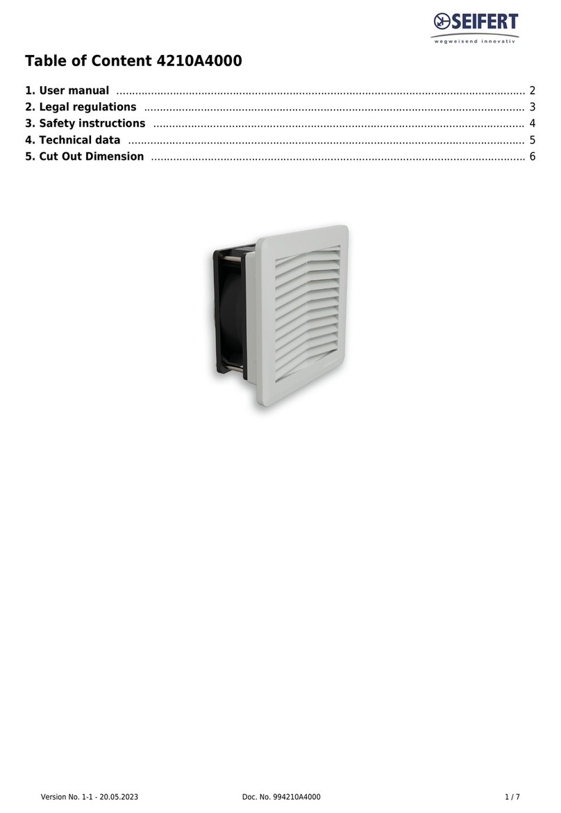 Seifert 4210A4000 user manual