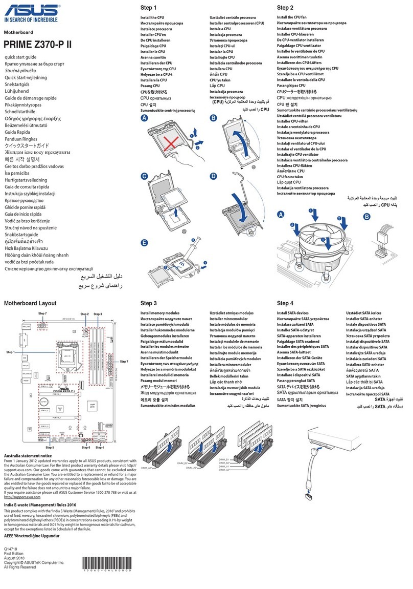 Asus Prime Z370-P II User manual