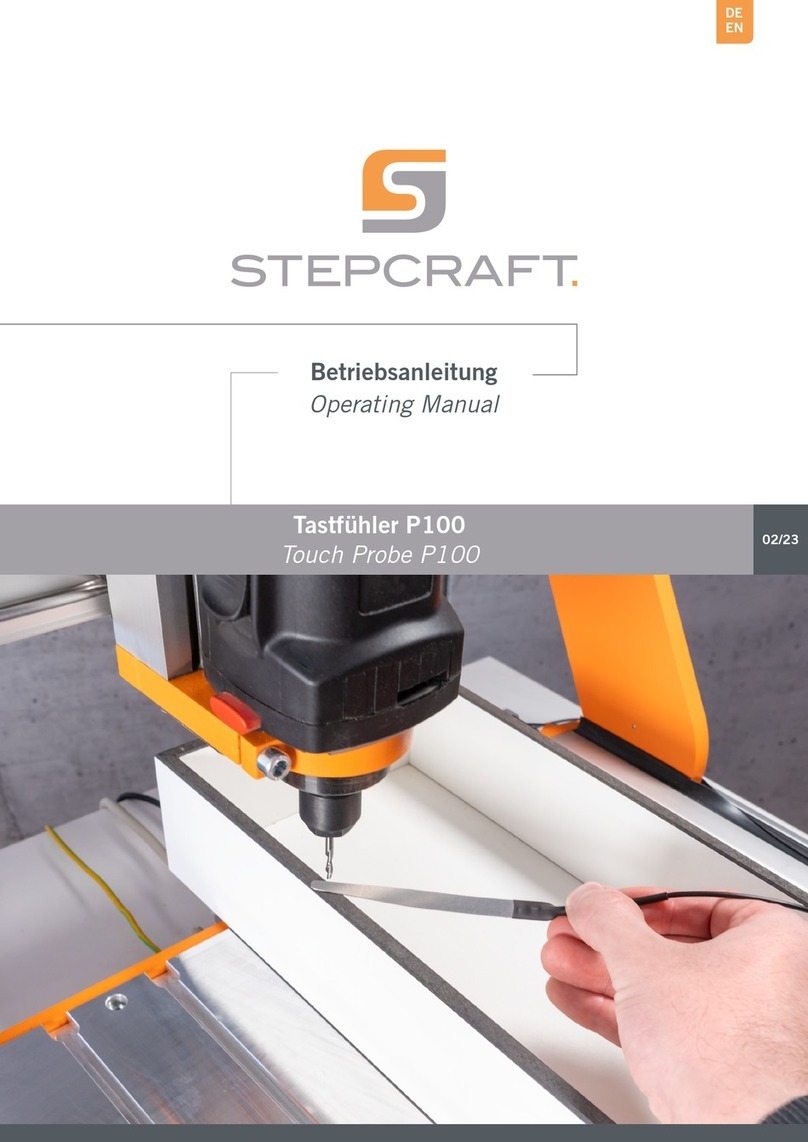 STEPCRAFT Touch Probe P100 User manual