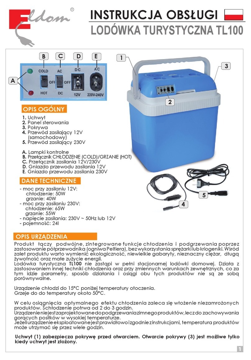 Eldom TL100 instruction manual