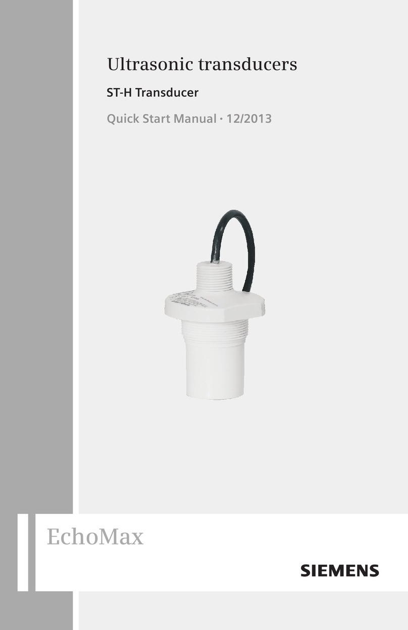 Siemens EchoMax ST-H Quick start manual