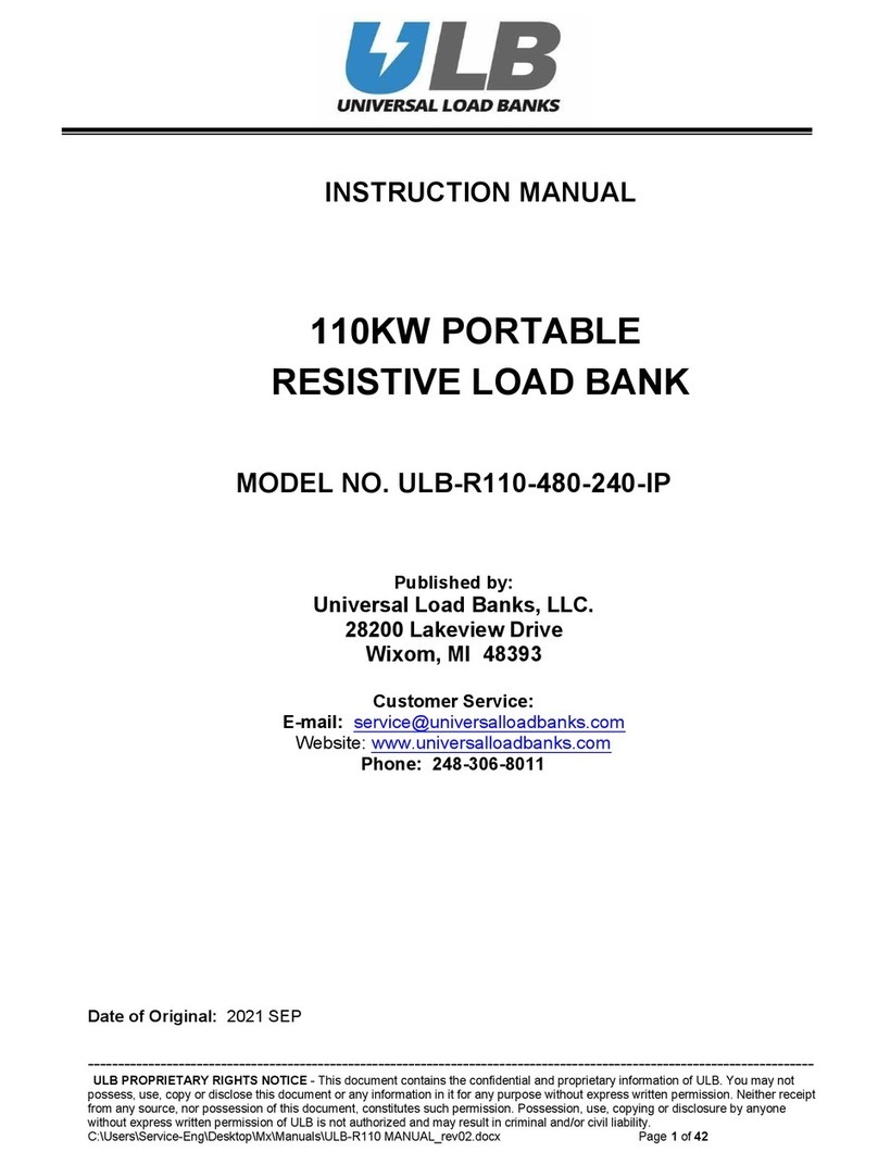 ULB ULB-R110-480-240-IP instruction manual