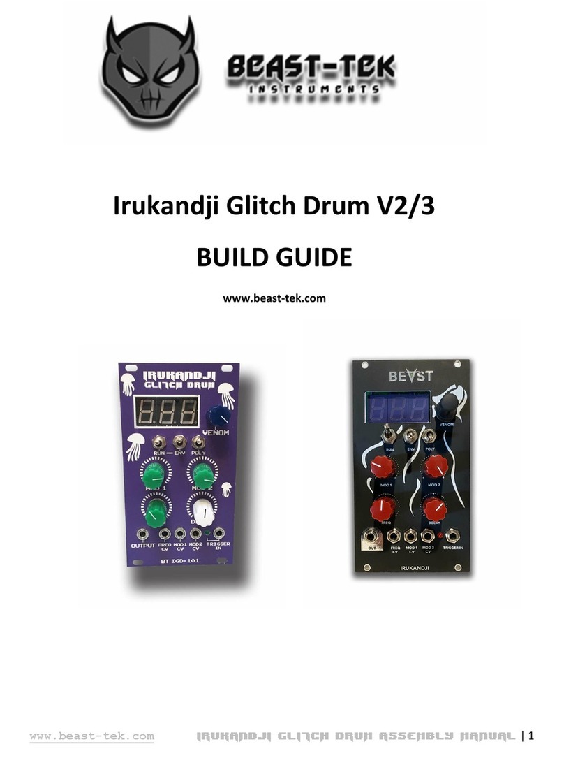 Beast Tek Irukandji Glitch Drum V2 Build guide
