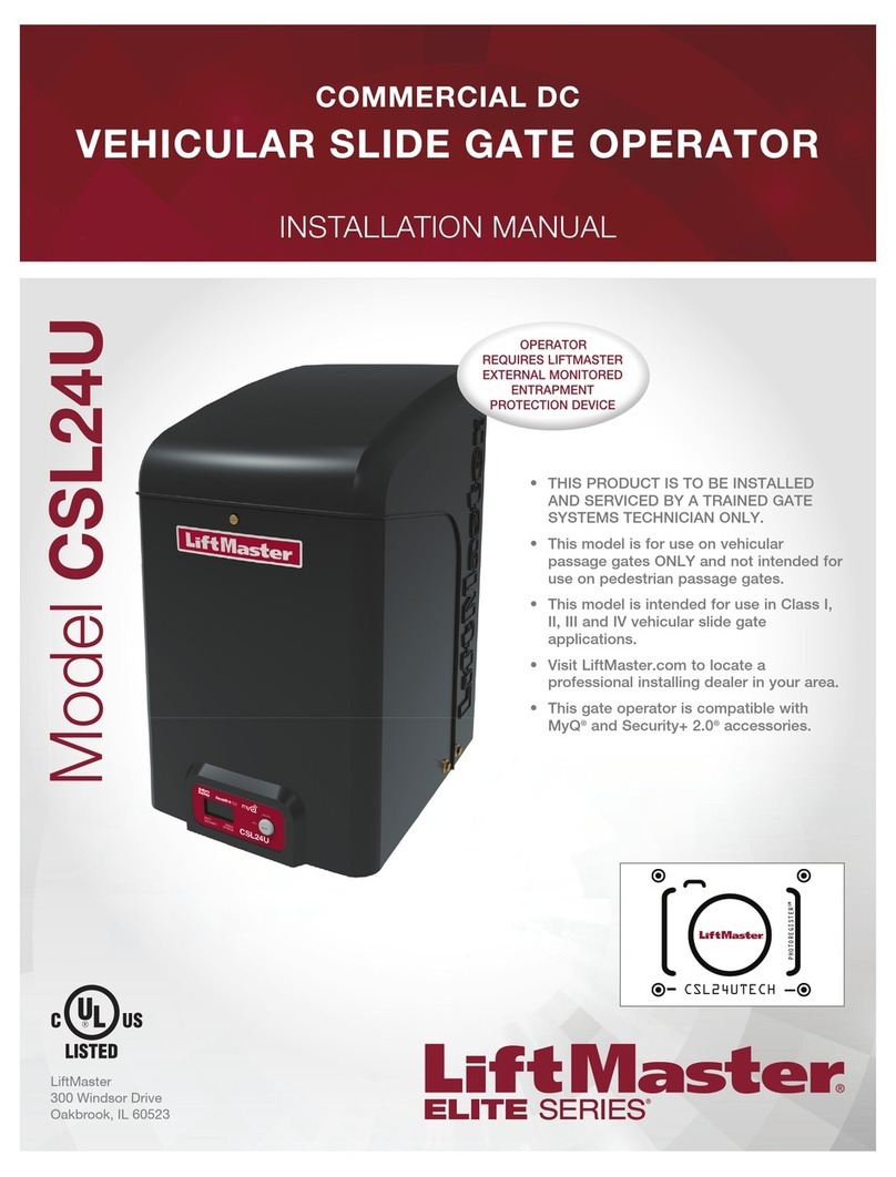 Chamberlain CSL24U User manual