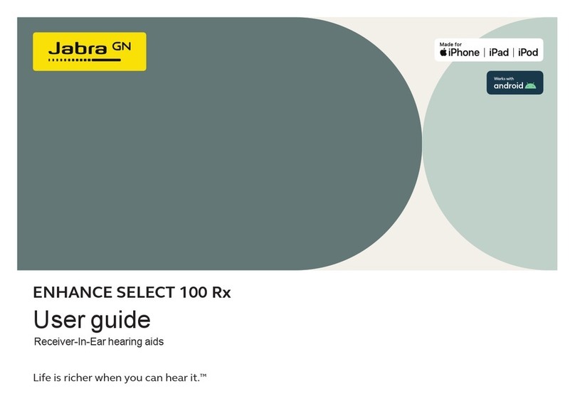Jabra ENHANCE SELECT 100 Rx User manual Jabra ENHANCE SELECT 100 Rx User manual