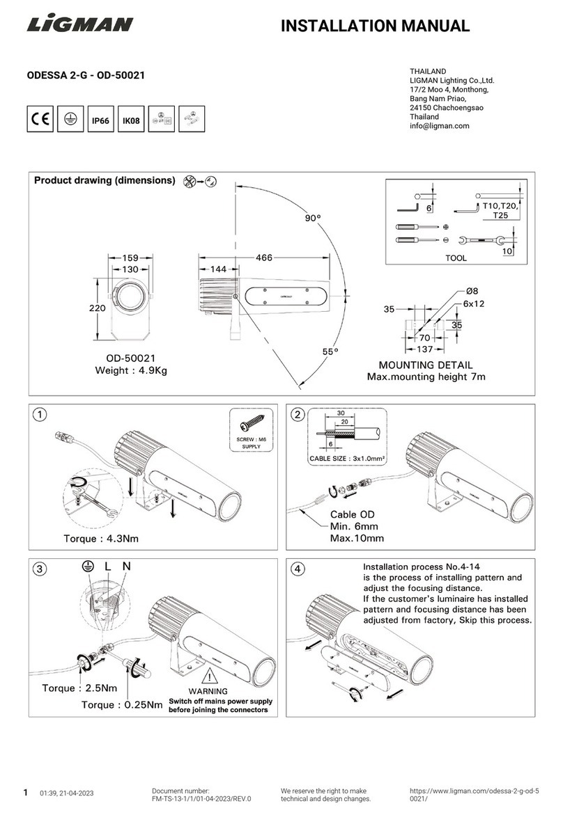 LIGMAN ODESSA 2-G User manual