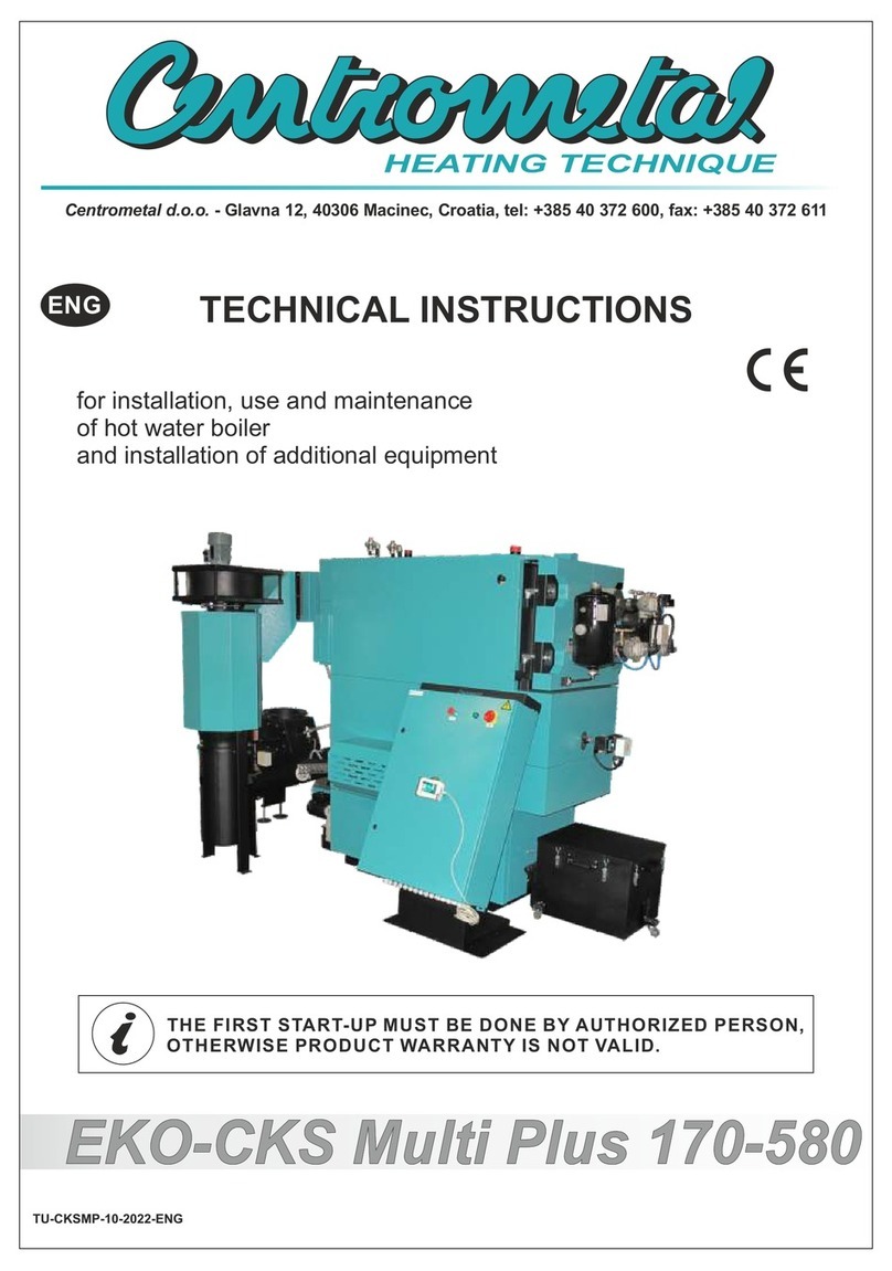 Centrometal EKO-CKS Multi Plus 170 Technical instructions