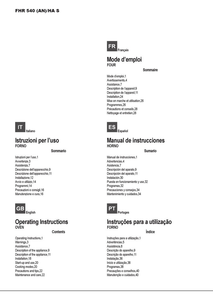 Hotpoint Ariston FHR 540 (AN)/HA S User manual