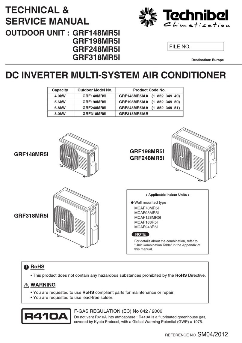 Technibel GRF148MR5IAA Operating manual Technibel GRF148MR5IAA Operating manual