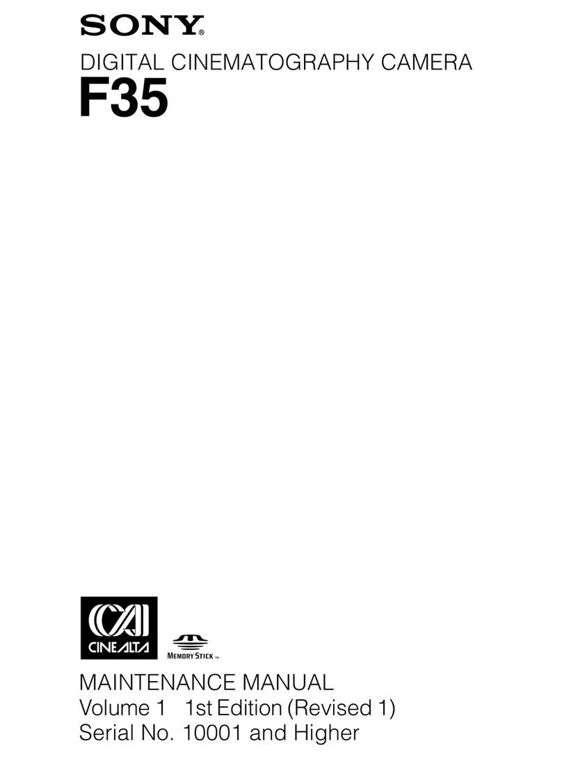 Sony F35 Cinealta User manual