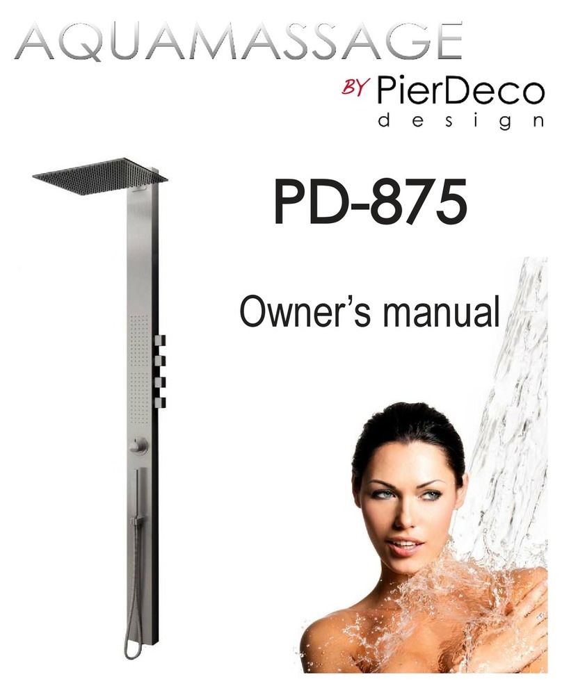 PierDeco AQUAMASSAGE PD-875 owner's manual