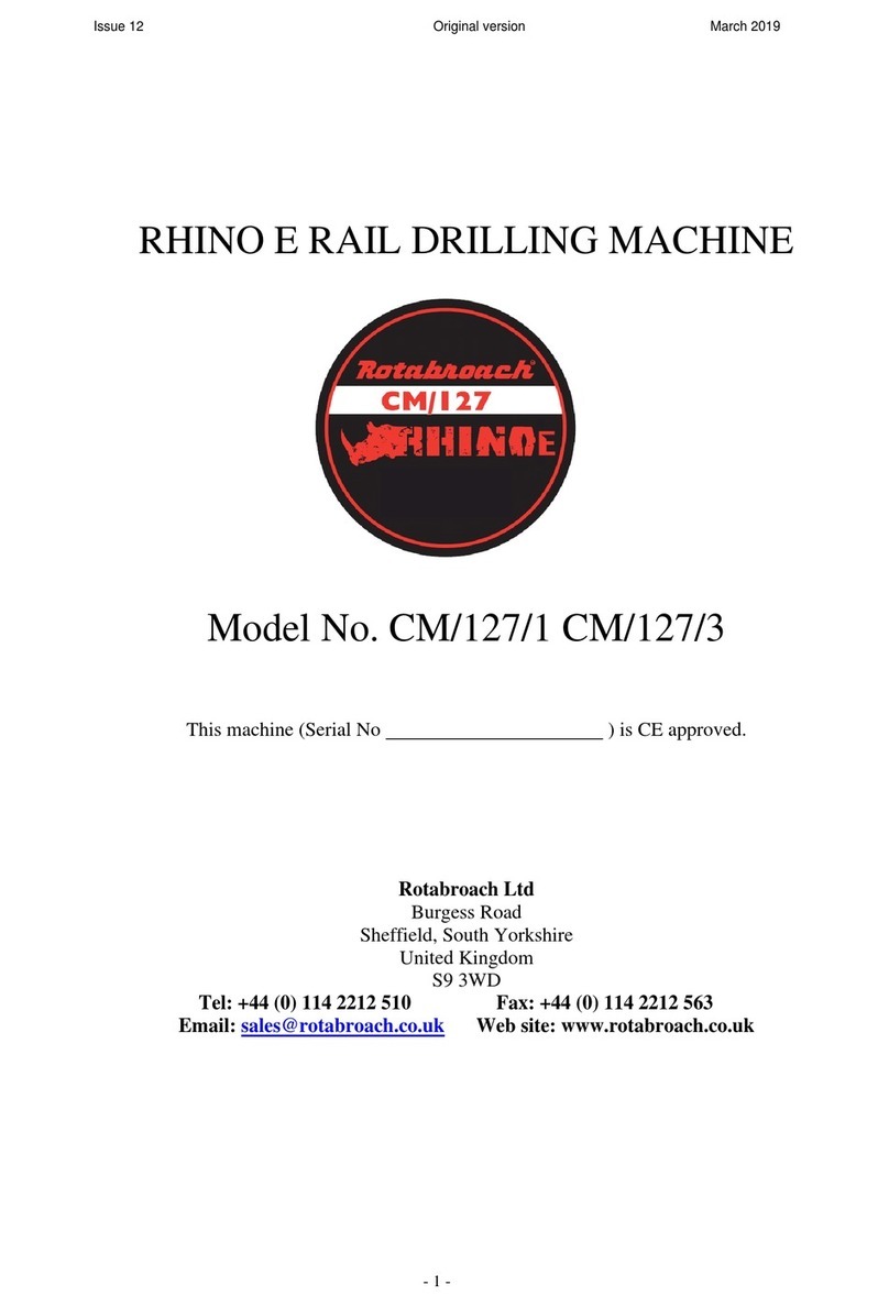RHINO Rotabroach CM/127/1 manual