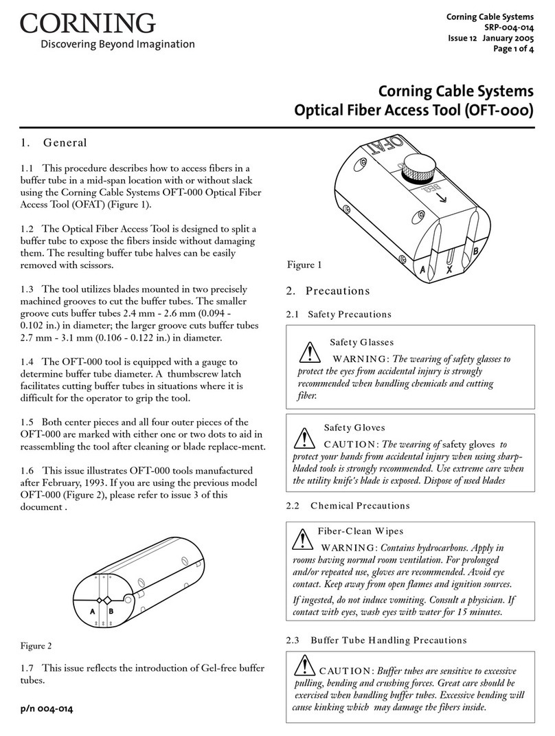 CORNING OFT-000 Installation