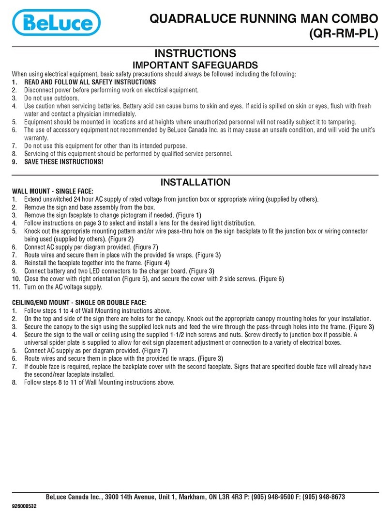 BeLuce QR-RM-PL User manual BeLuce QR-RM-PL User manual