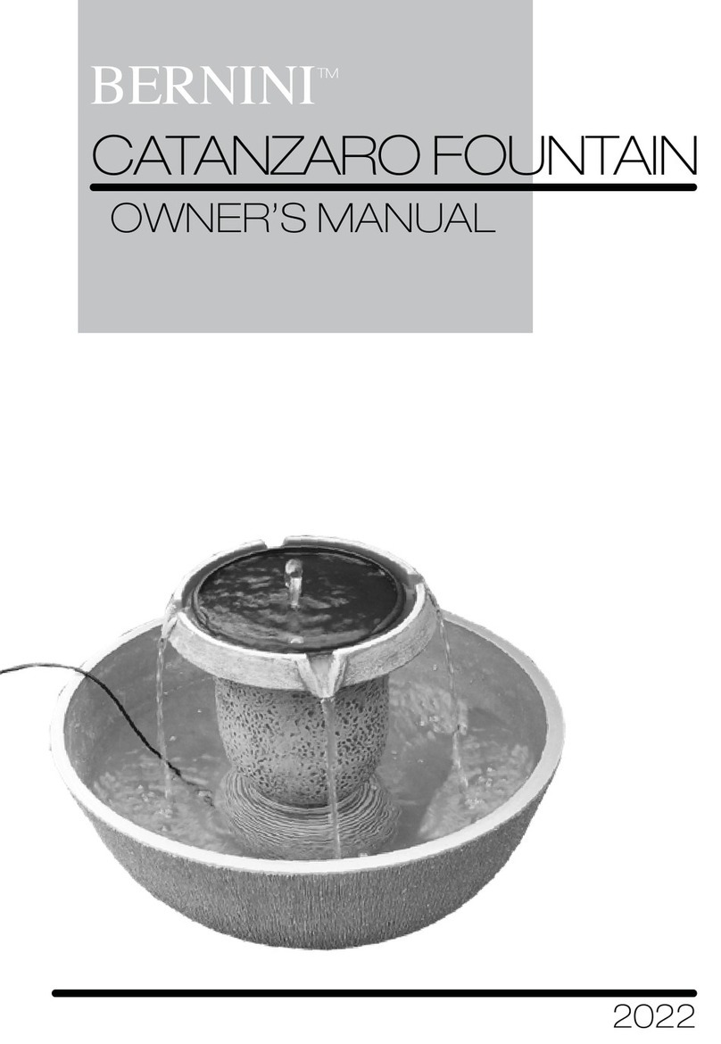 Bernini CATANZARO User manual Bernini CATANZARO User manual