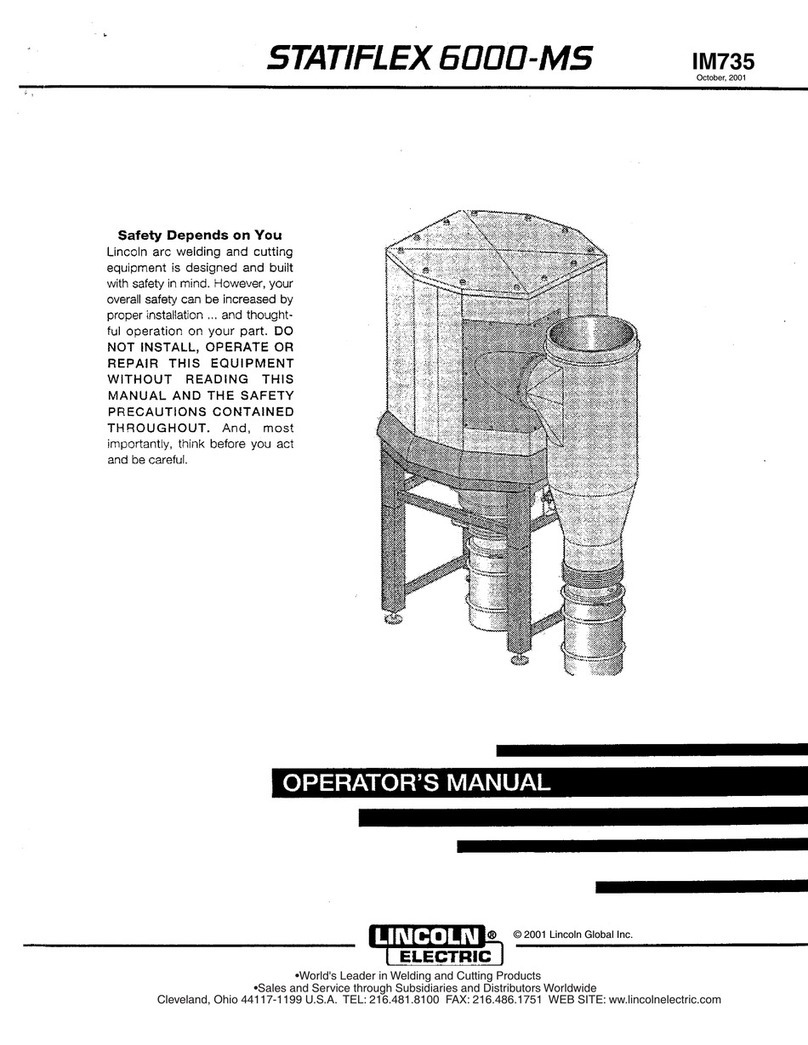 Lincoln Electric Statiflex 6000-MS Operator's manual