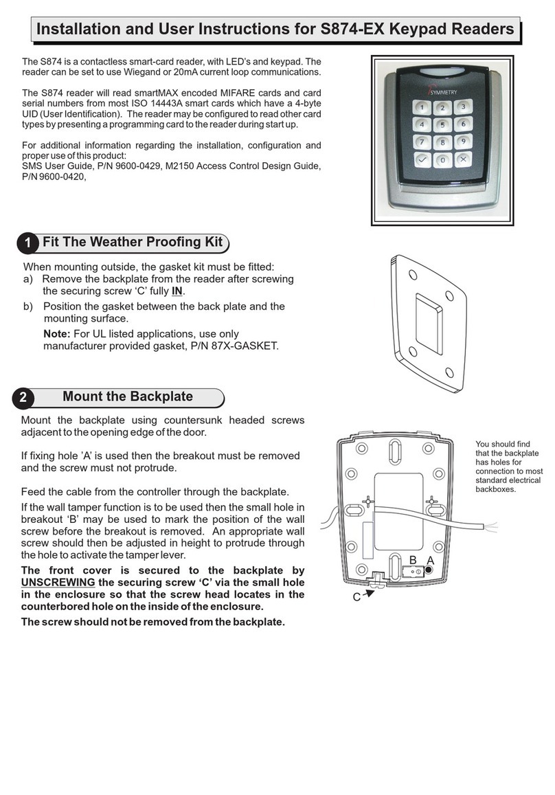 G4S S874-EX Installation and user instructions