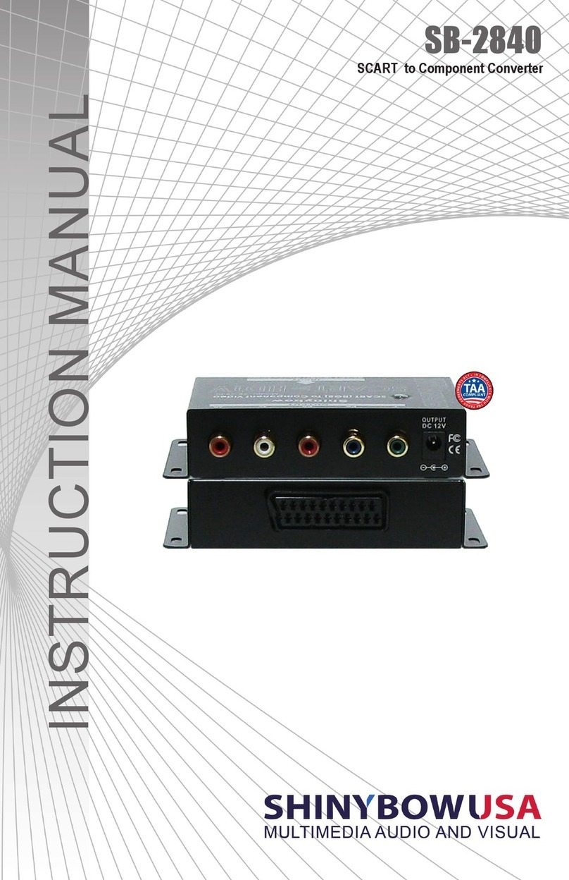 Shinybow USA SB-2840 instruction manual