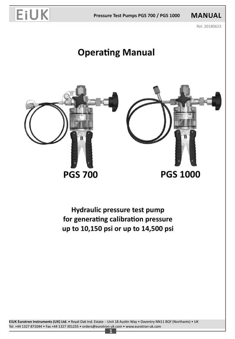 EIUK PGS 700 operating manual