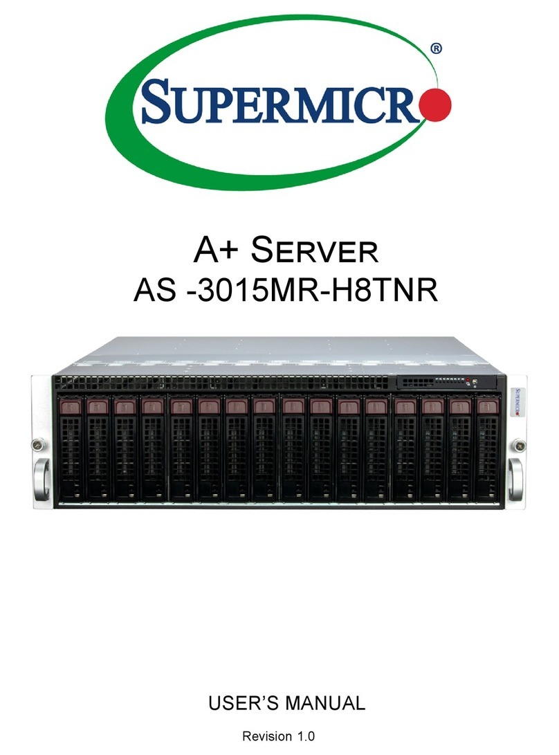 Supermicro A+ Server AS -3015MR-H8TNR User manual