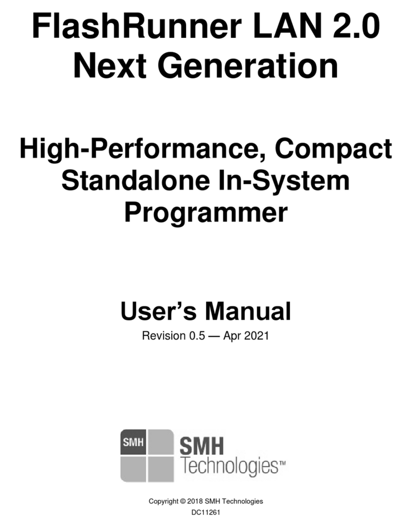 SMH Technologies FlashRunner LAN 2.0 user manual