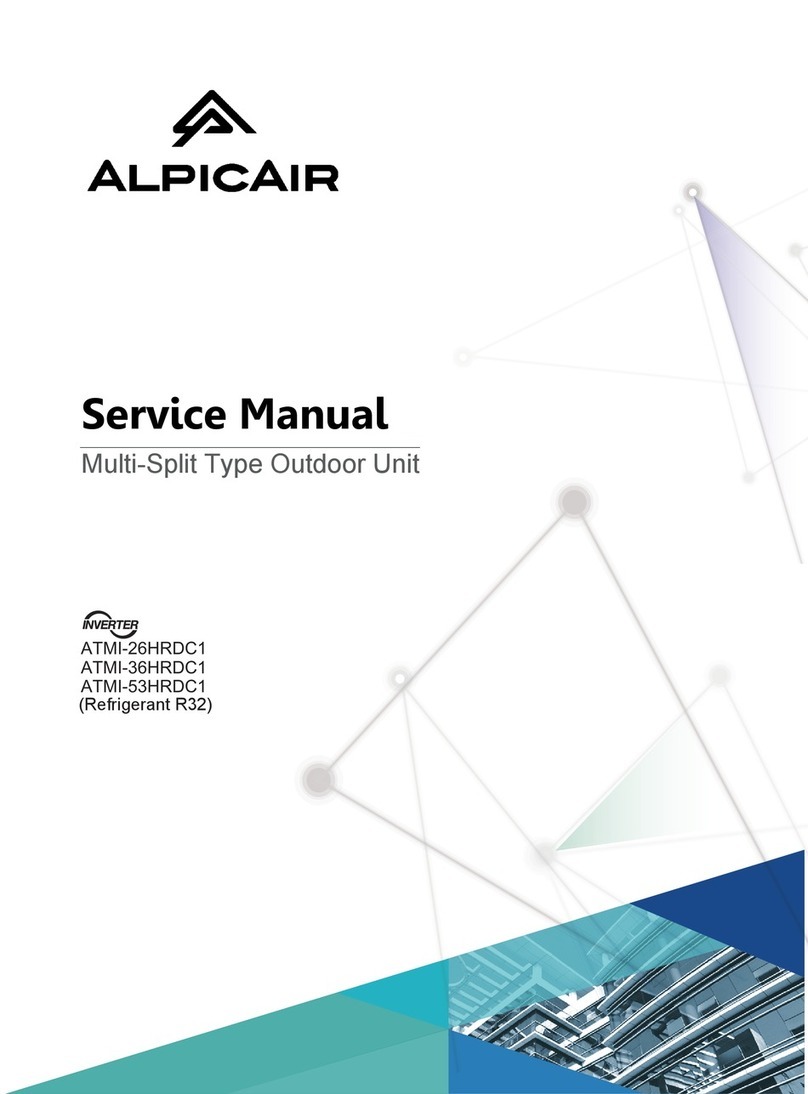 Alpic Air ATMI-26HRDC1 User manual