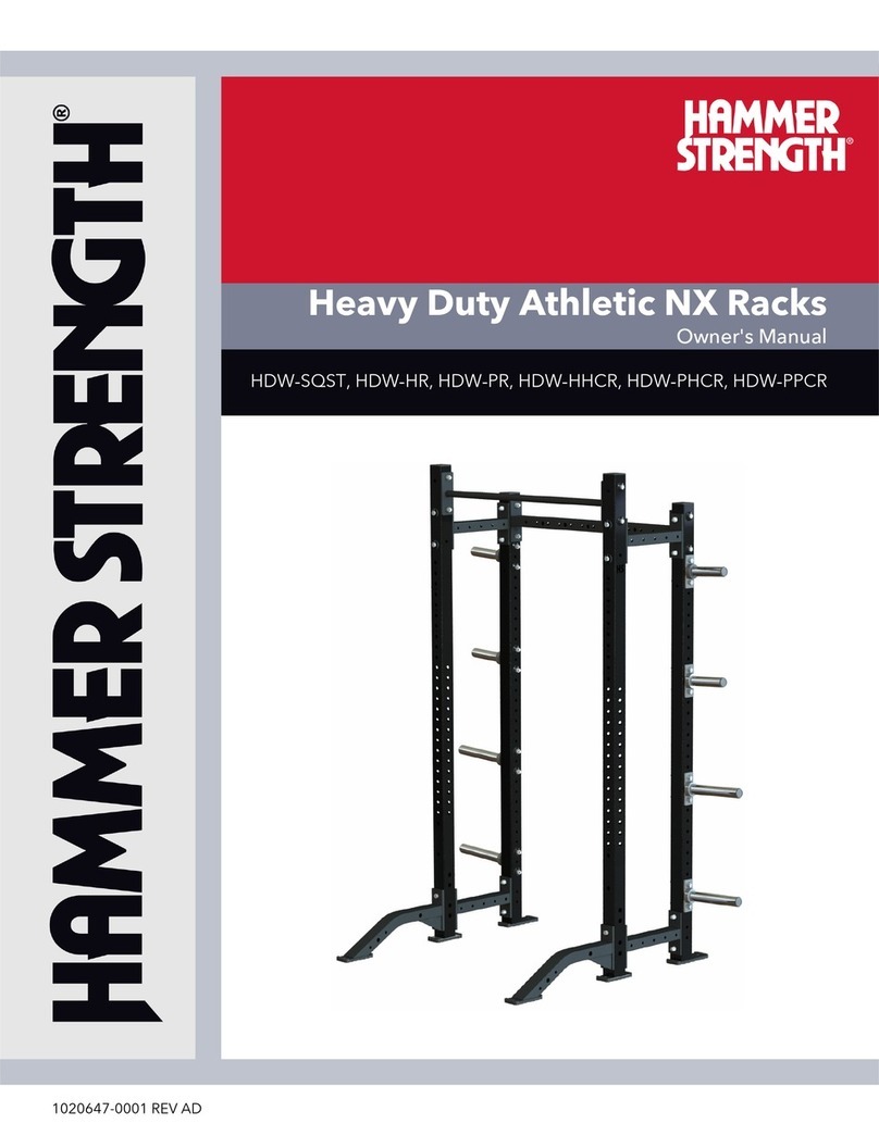 Hammer Strength HDW-SQST owner's manual