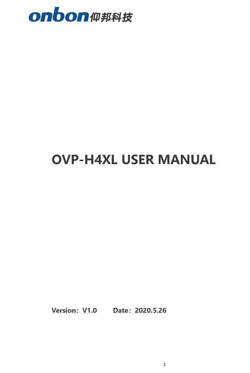 Onbon OVP-H4XL user manual