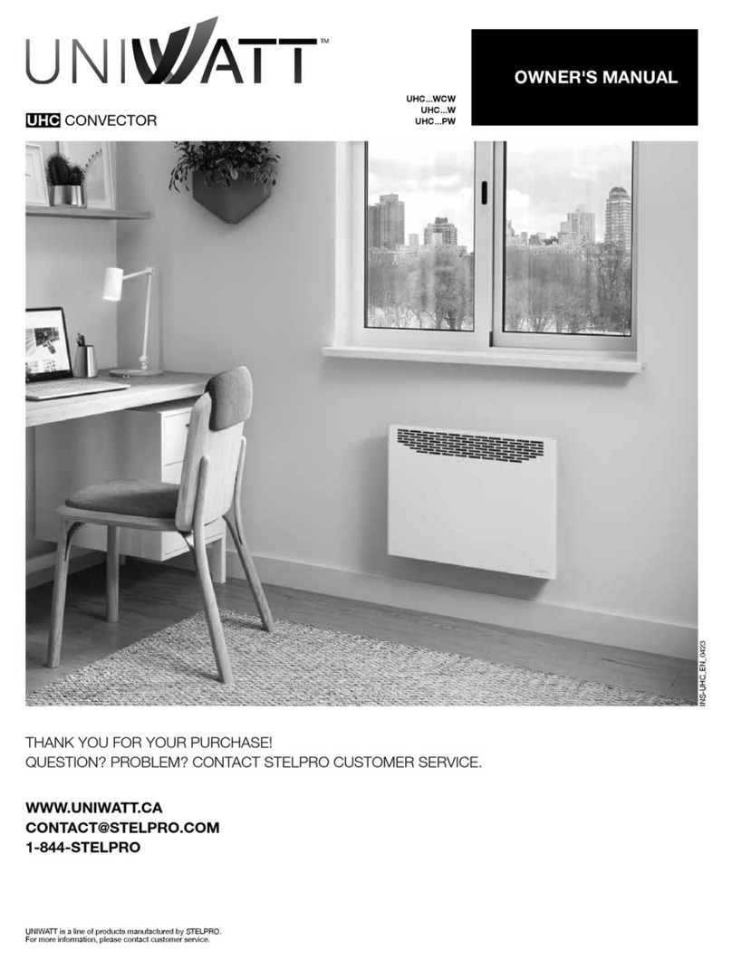 uniwatt UHC WCW Series User manual uniwatt UHC WCW Series User manual