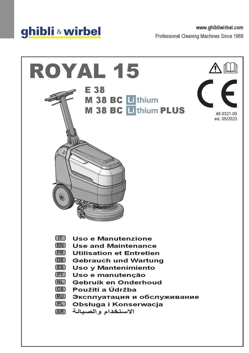 Ghibli & Wirbel ROYAL 15 E 38 User guide Ghibli & Wirbel ROYAL 15 E 38 User guide