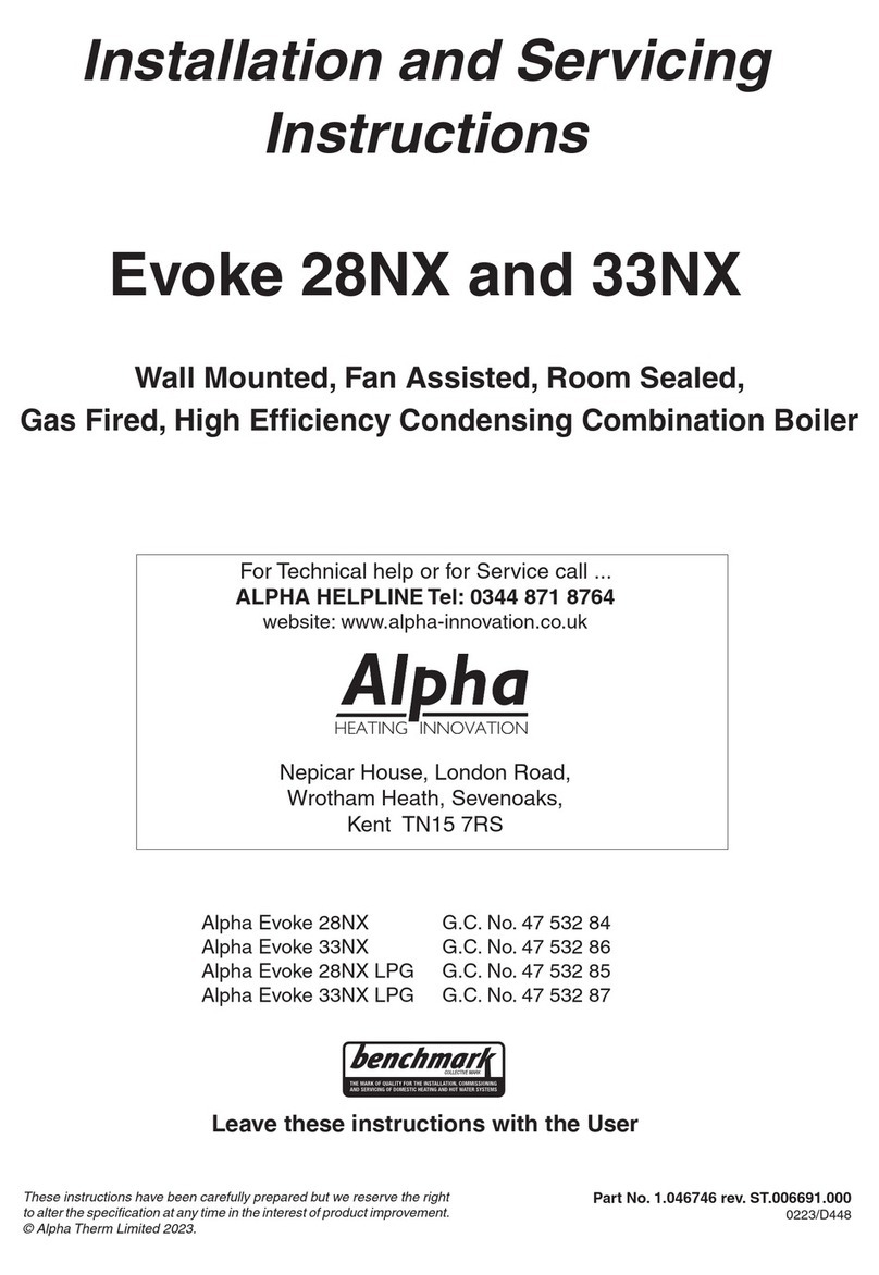Alpha Evoke 28NX instructions