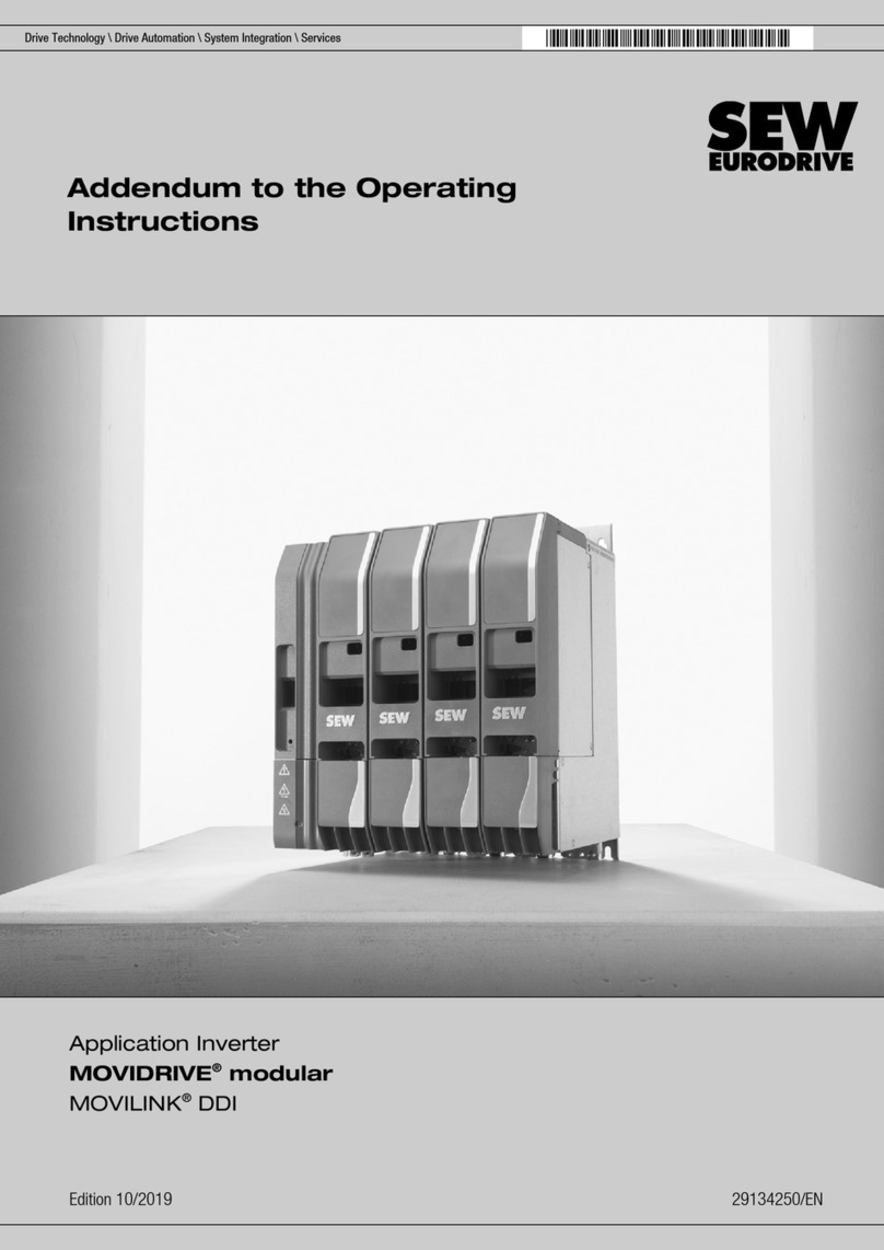 SEW-Eurodrive MOVIDRIVE MOVELINK DDI Addendum to the operating instructions SEW-Eurodrive MOVIDRIVE MOVELINK DDI Addendum to the operating instructions