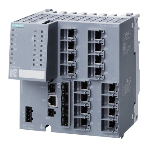 Siemens SIMATIC NET SCALANCE XM-400 Series User manual