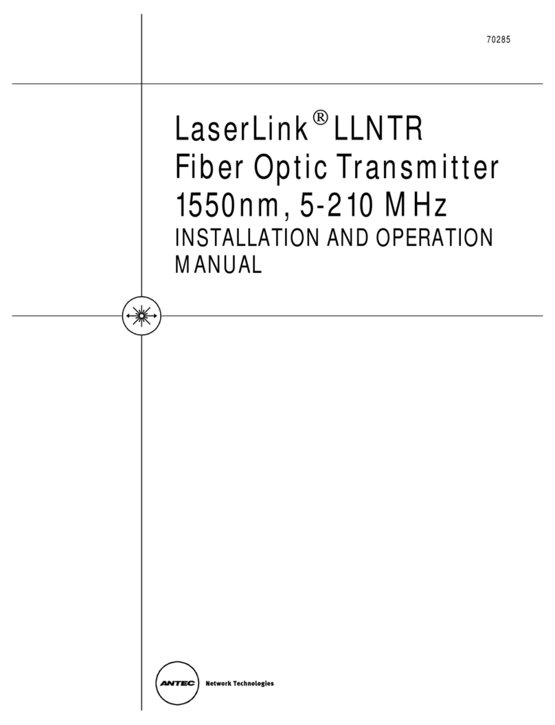 Antec LaserLink LLNTR Installation and operation manual