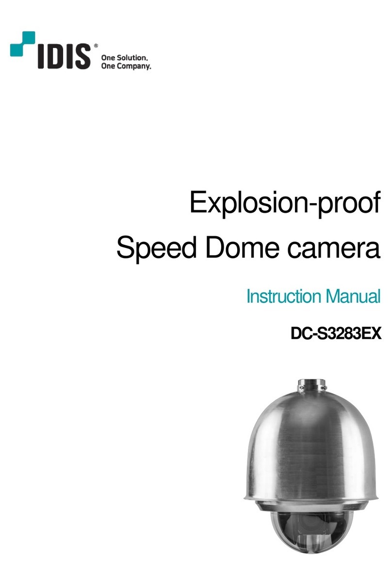 Idis DC-S3283EX User manual Idis DC-S3283EX User manual