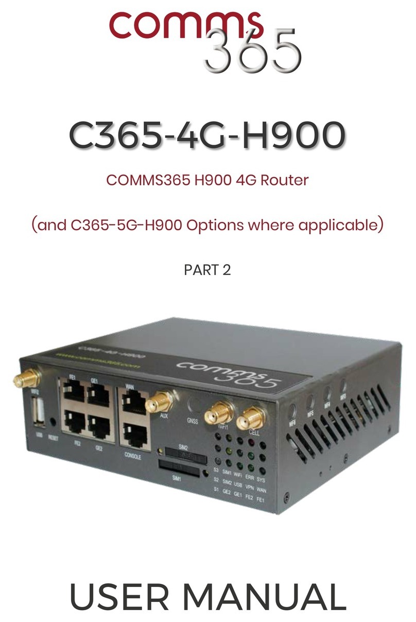 Comms365 H900 user manual