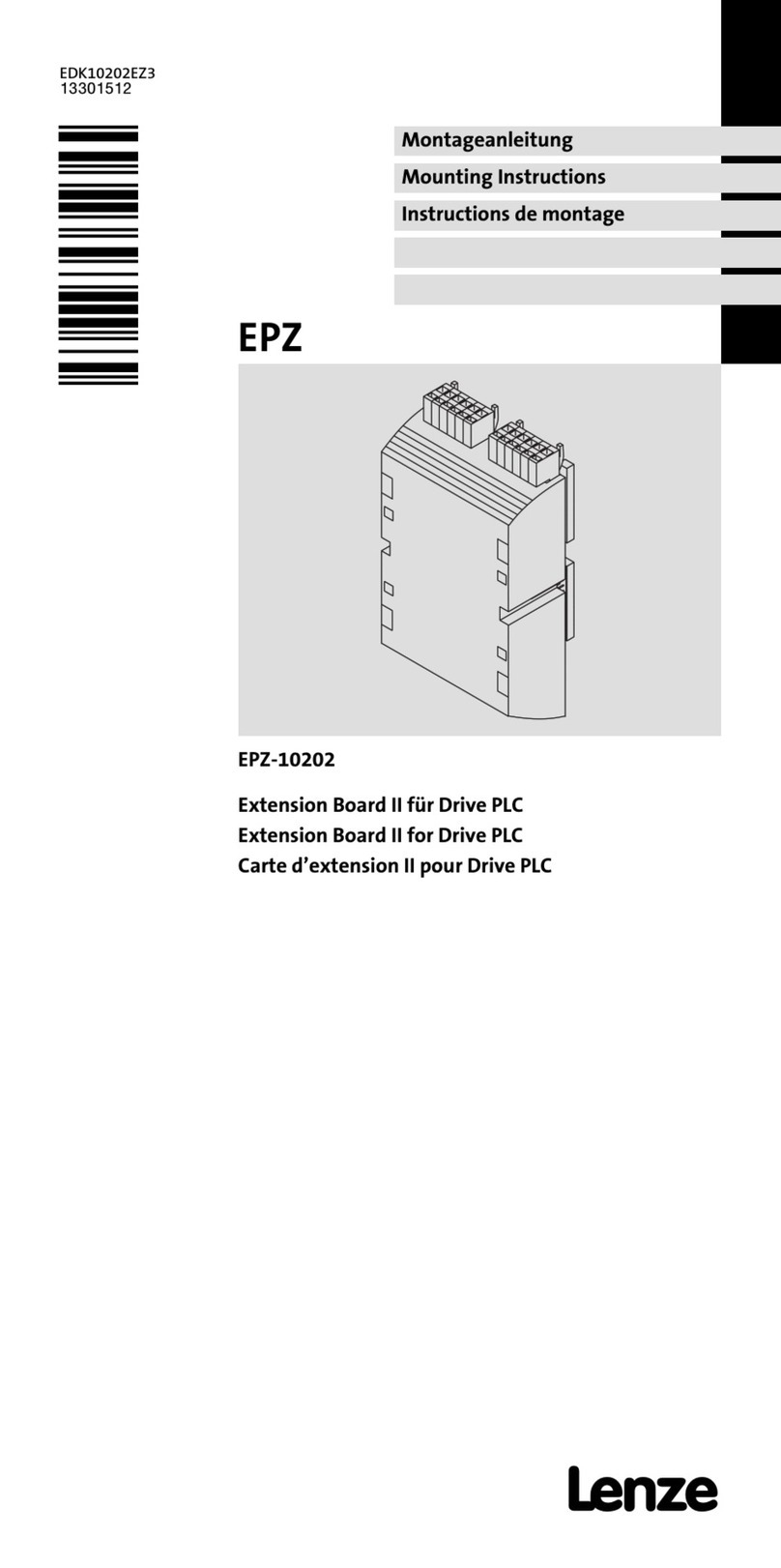 Lenze EPZ 10202 User manual
