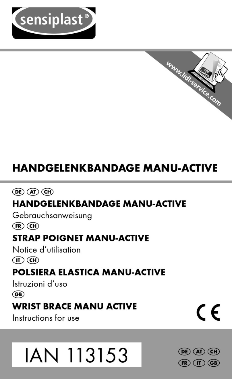 sensiplast MANU ACTIVE User manual sensiplast MANU ACTIVE User manual