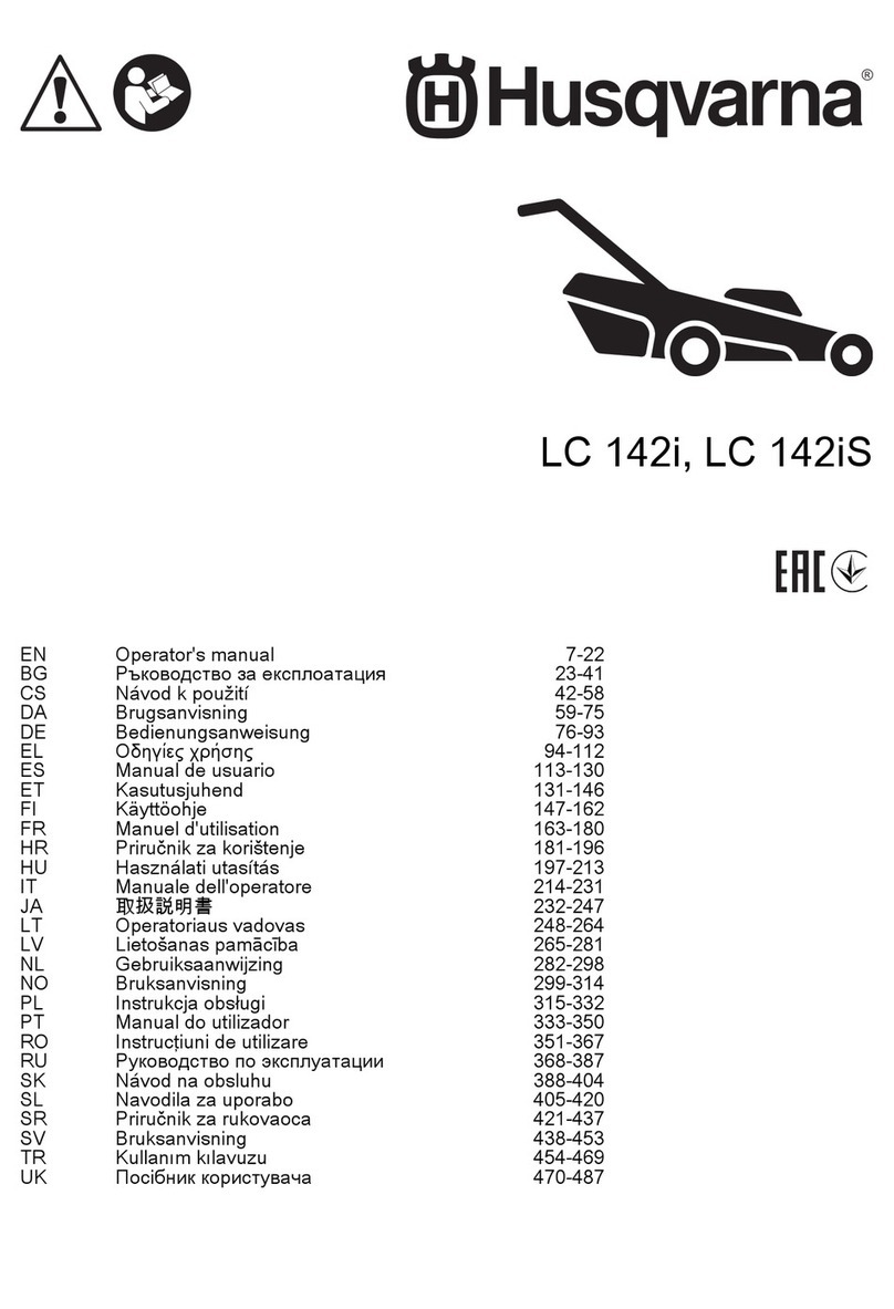 Husqvarna LC 142i Operator's manual
