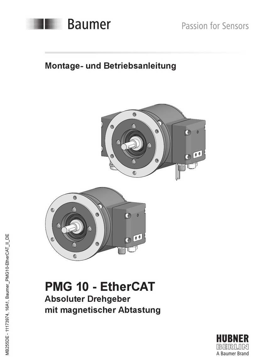 Baumer Hubner Berlin PMG 10 User manual