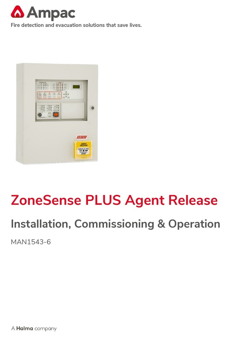 Ampac ZoneSense PLUS Agent Release Installation, commissioning & operation