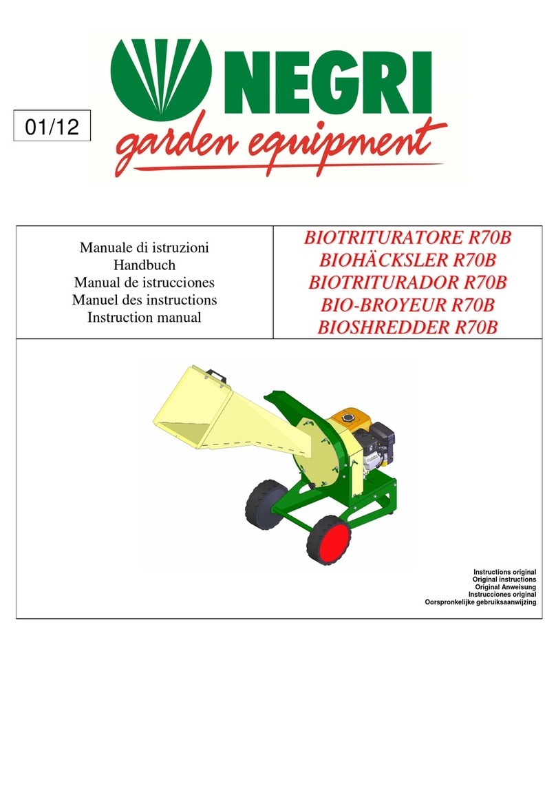Negri R70B instruction manual
