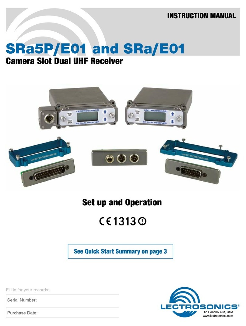 Lectrosonics SRa5P/E01 User manual