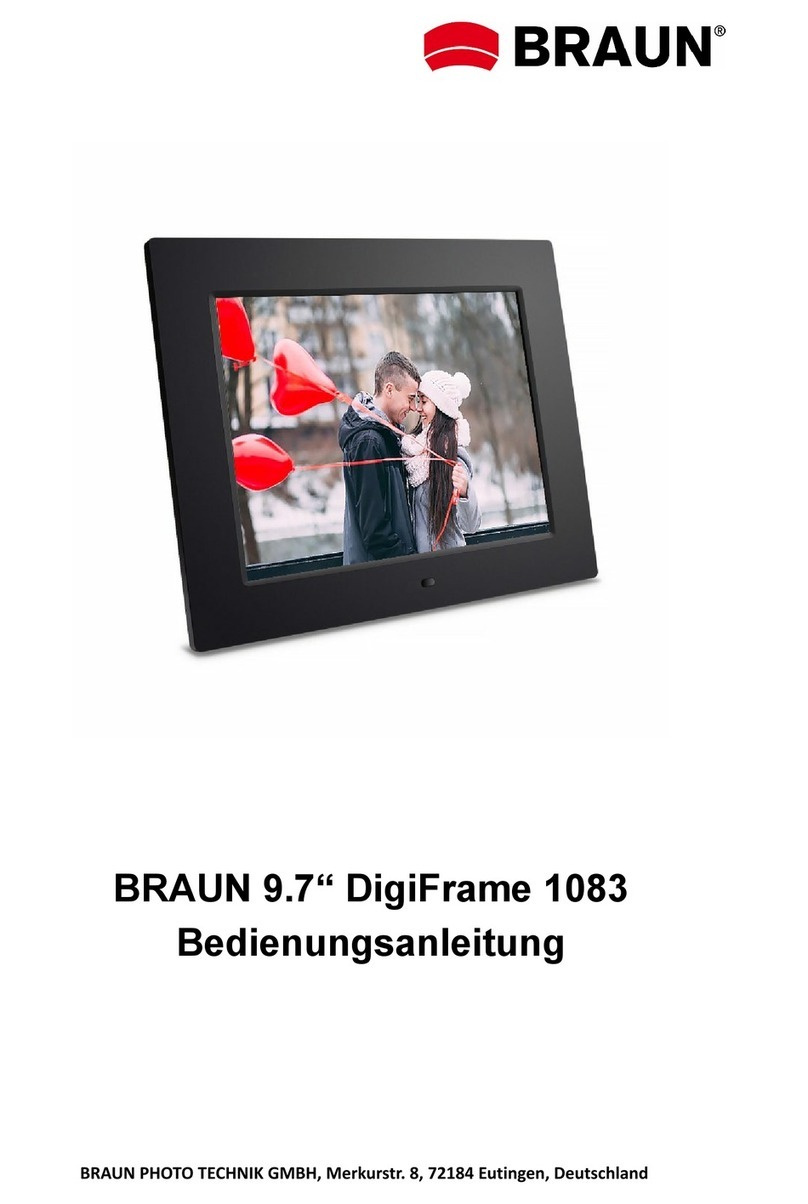 Braun DigiFrame 1083 User manual